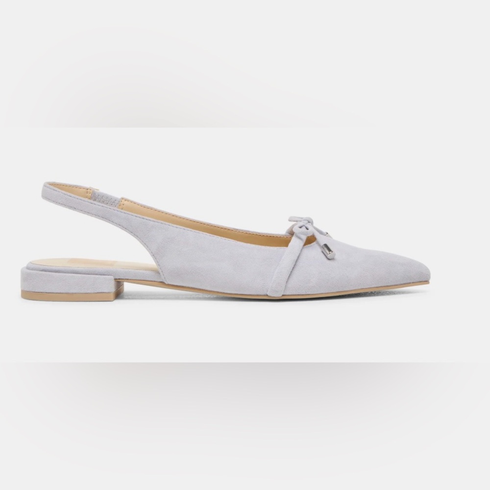Dolce Vita Payge Flats Dusty Blue Suede at Anthropologie - Picture 11 of 12